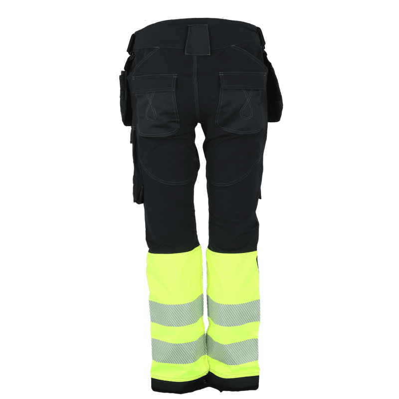 Akita Professional Pant,Black Beauty / Safety Yellow