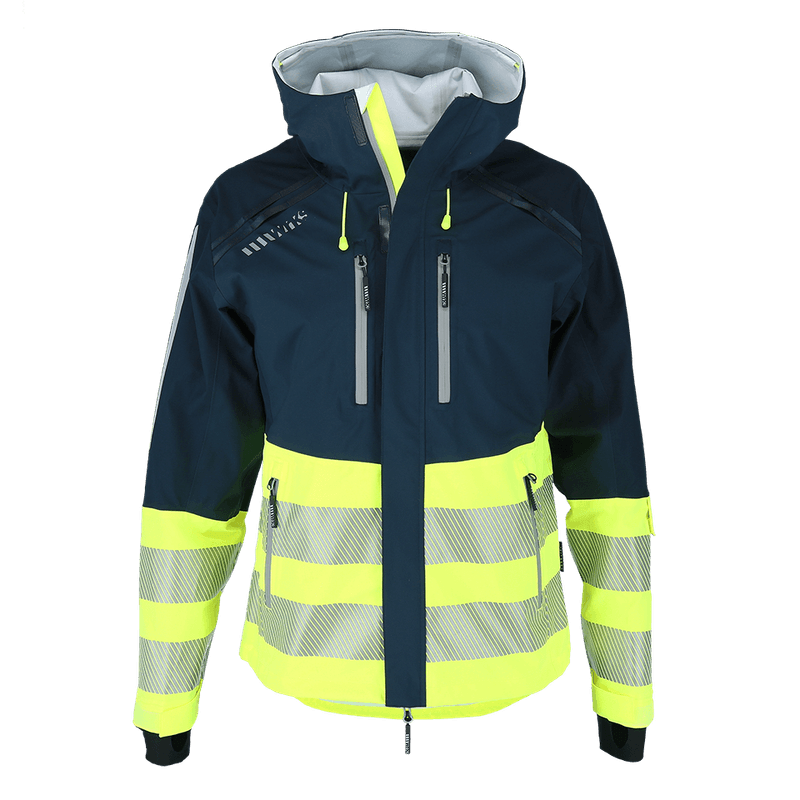 Wrks, Husky Shell Jacket High Vis, Dark Sapphire