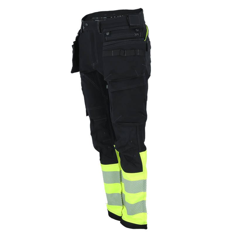 Akita Professional Pant,Black Beauty / Safety Yellow